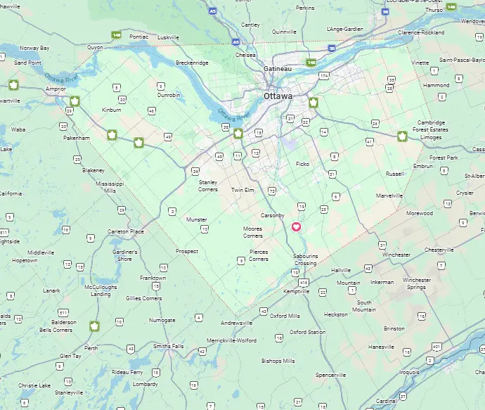 ottawa, ON google maps